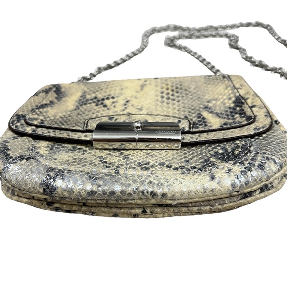 Coach authentic snake skin Kristen crossbody purse and coin pouch - Picture 4 of 9